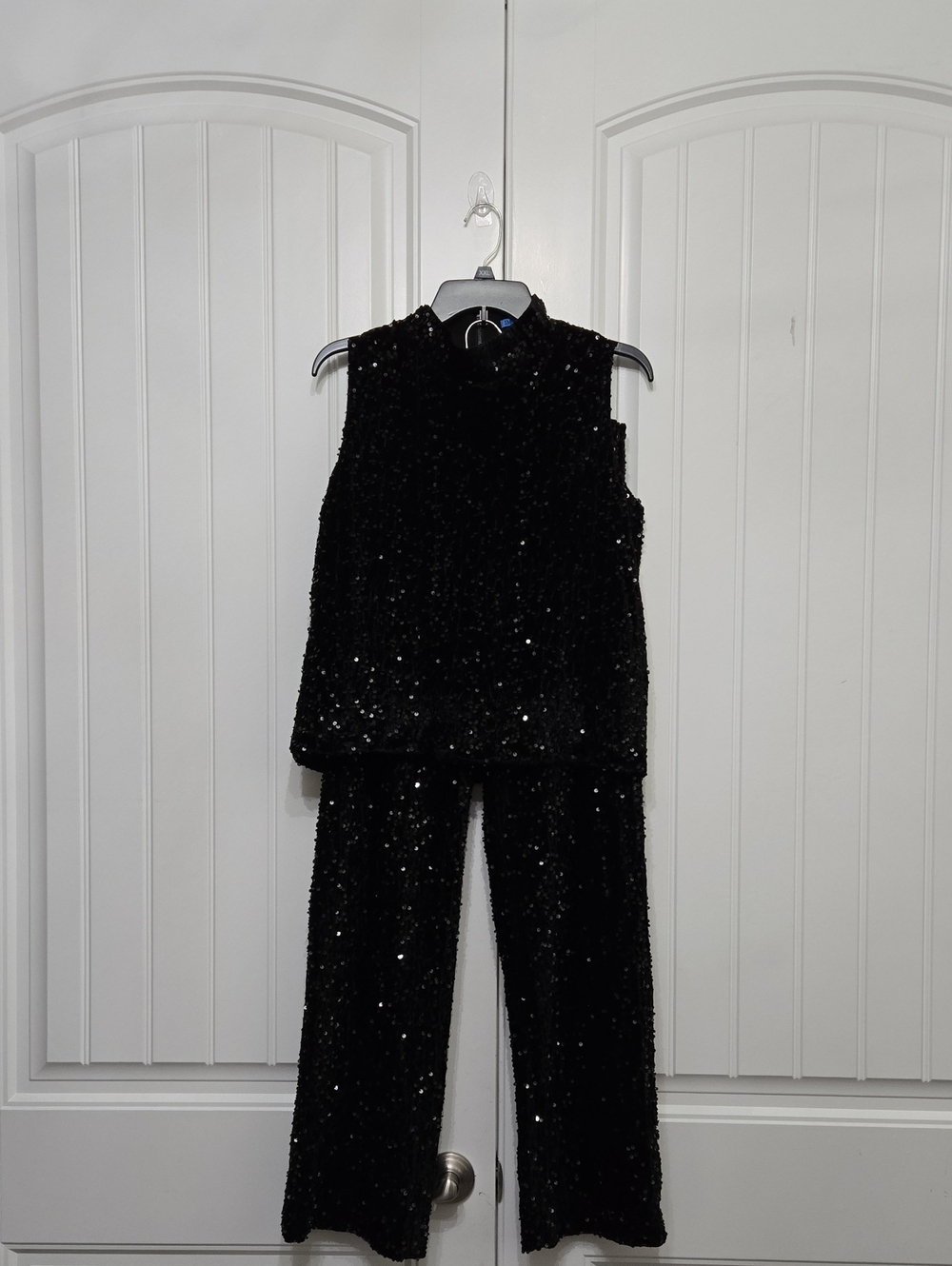 J.Mclaughlin Carter Sequin Pants Leeza Sequin Top Size M/4
